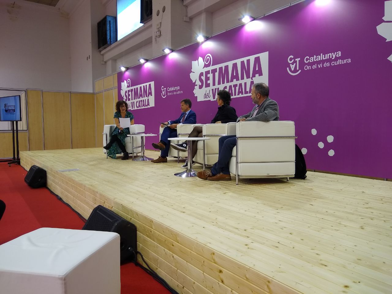 Troyano, Queralt, Salillas i Elorduy, durant la taula rodona | A.S.