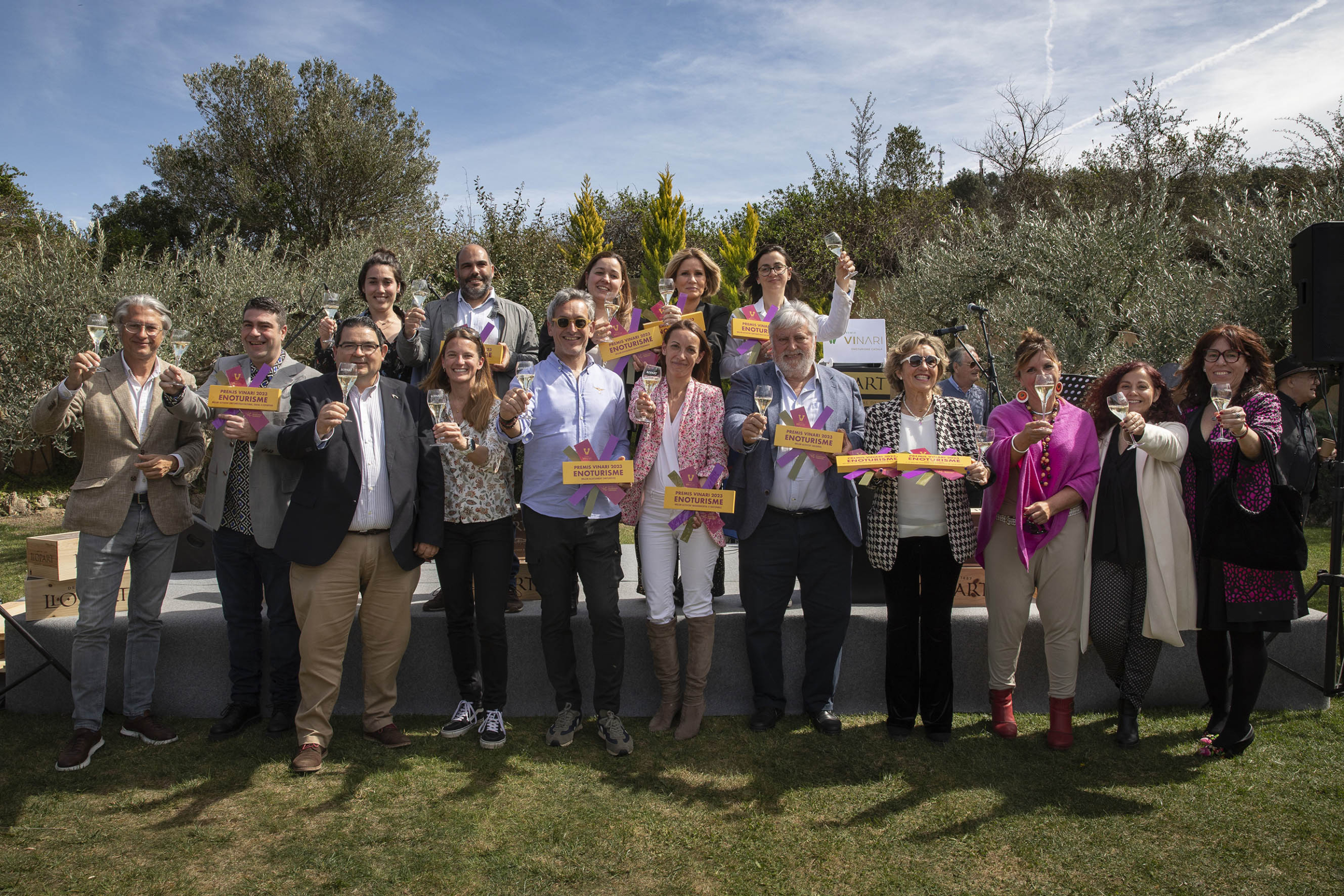 31.03.2023, Subirats
Lliurament dels II Premis Vinari d' Enoturisme Català a Heretat Llopart.

foto: Jordi Play