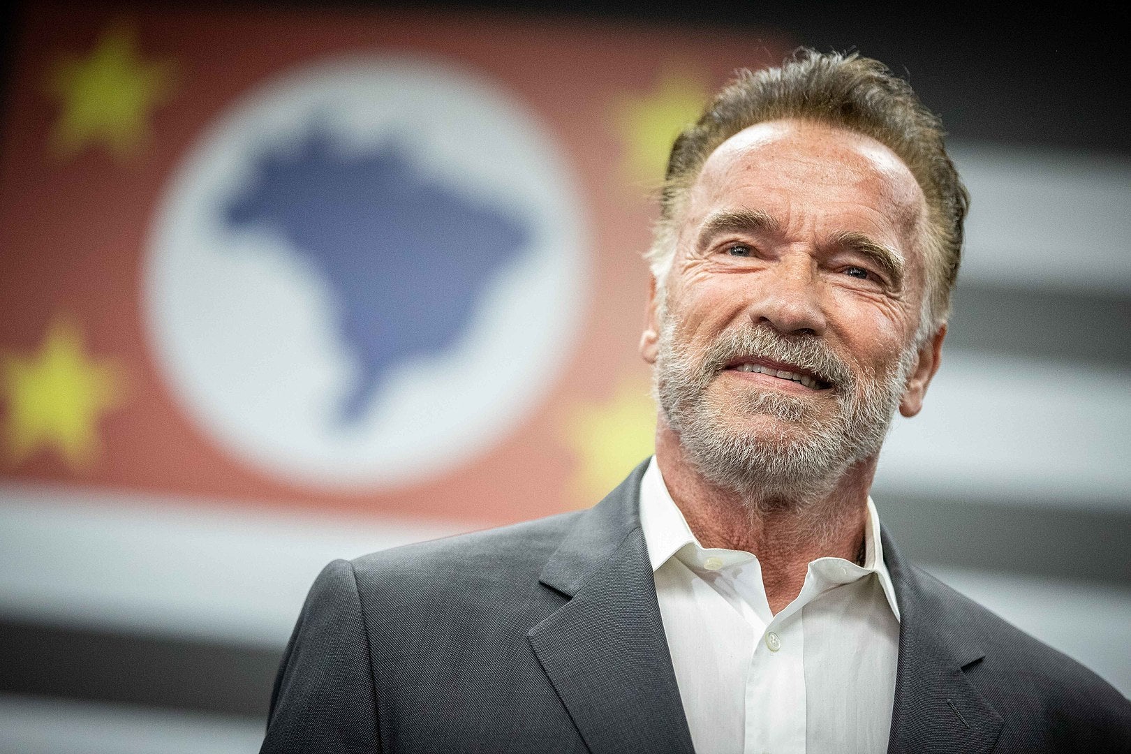 L'exculturista i actor Arnold Schwarzenegger en una imatge d'arxiu | Govern de l'Estat de Sao Paulo