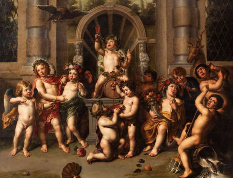 Otro posible origen del brindis es a las bacanales romanas