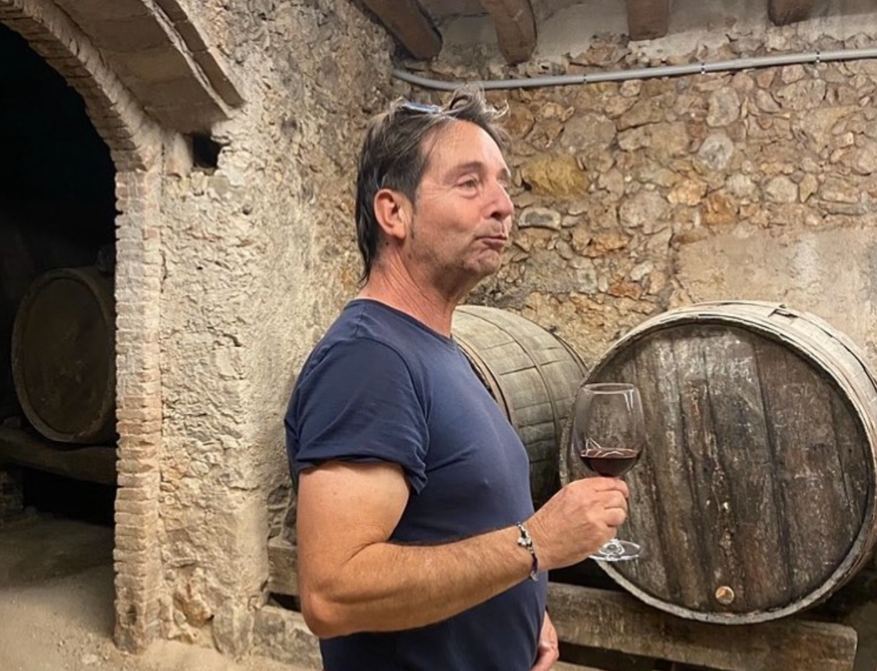 Kiko Figueras al celler de l'avi | Foto: cedida 