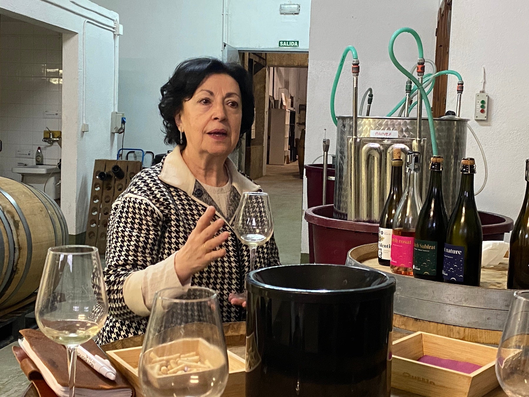 Maria Rosa Blanch, al celler | Foto: E.V. 