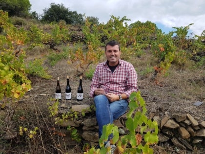 Albert Jané, con la gama de vinos de la bodega