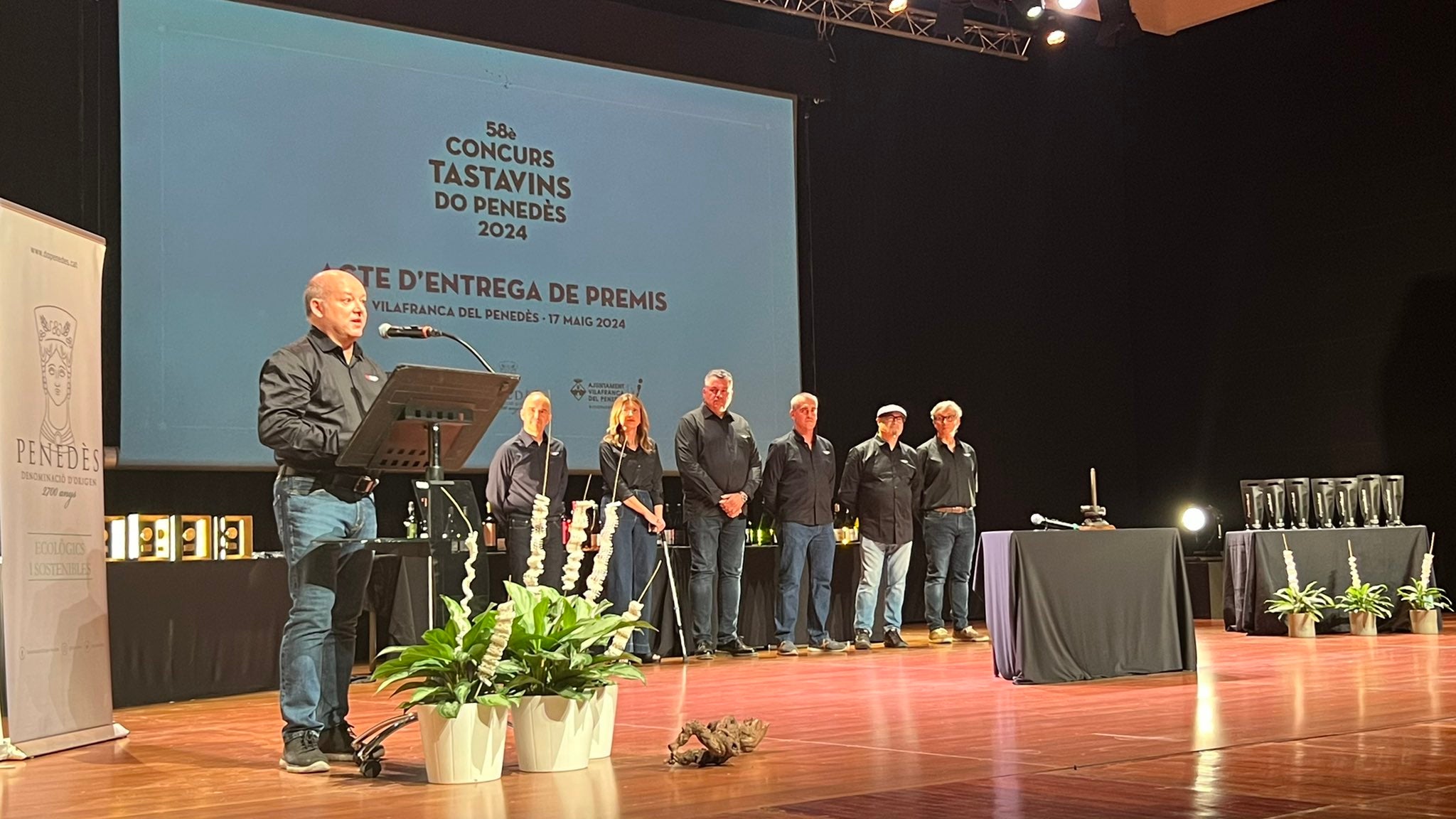 Max Margalef, president de l'Acadèmia Tastavins, ha demanat suport pels viticultors | Foto: Tastavins 