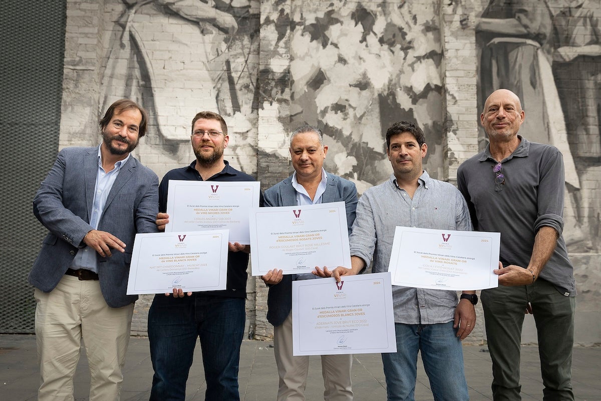 Guanyadors de medalla Gran Or en les cinc categories de vins joves | Jordi Play/Vadevi