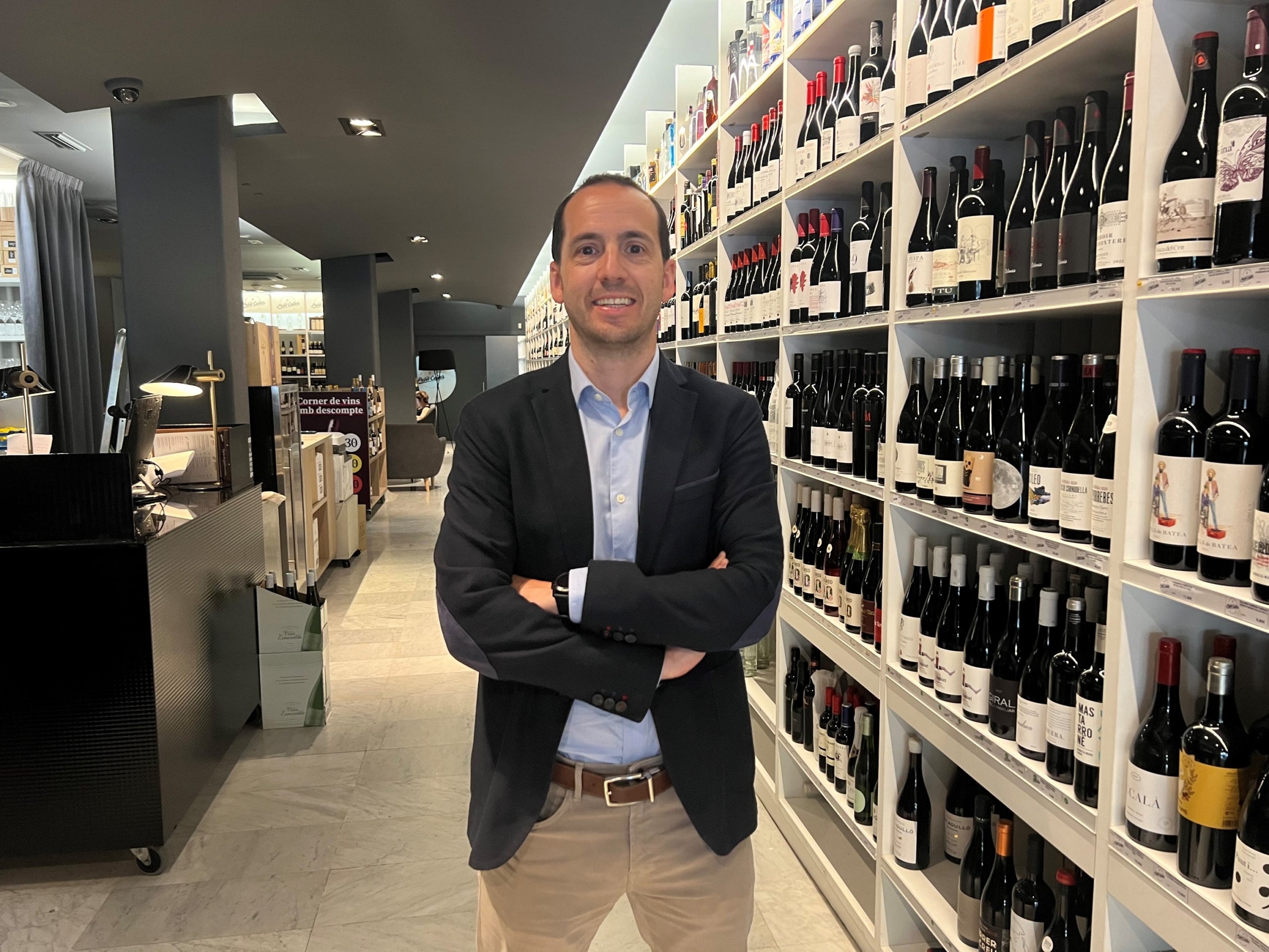 Oriol Oller, a l'interior d'El Petit Celler | Foto: cedida 