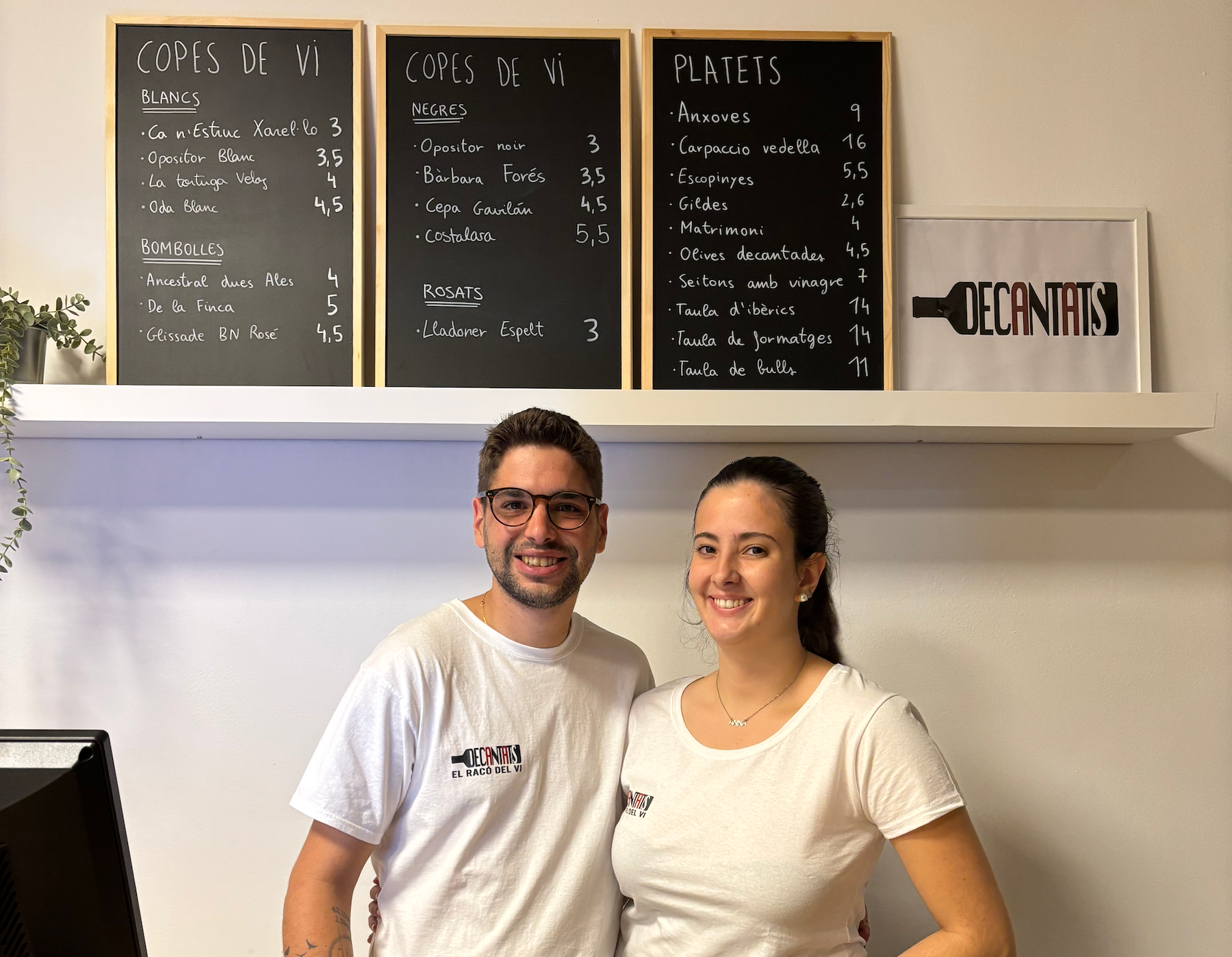 Albert i Anna, els responsables del nou projecte de vins | Foto: Decantats 