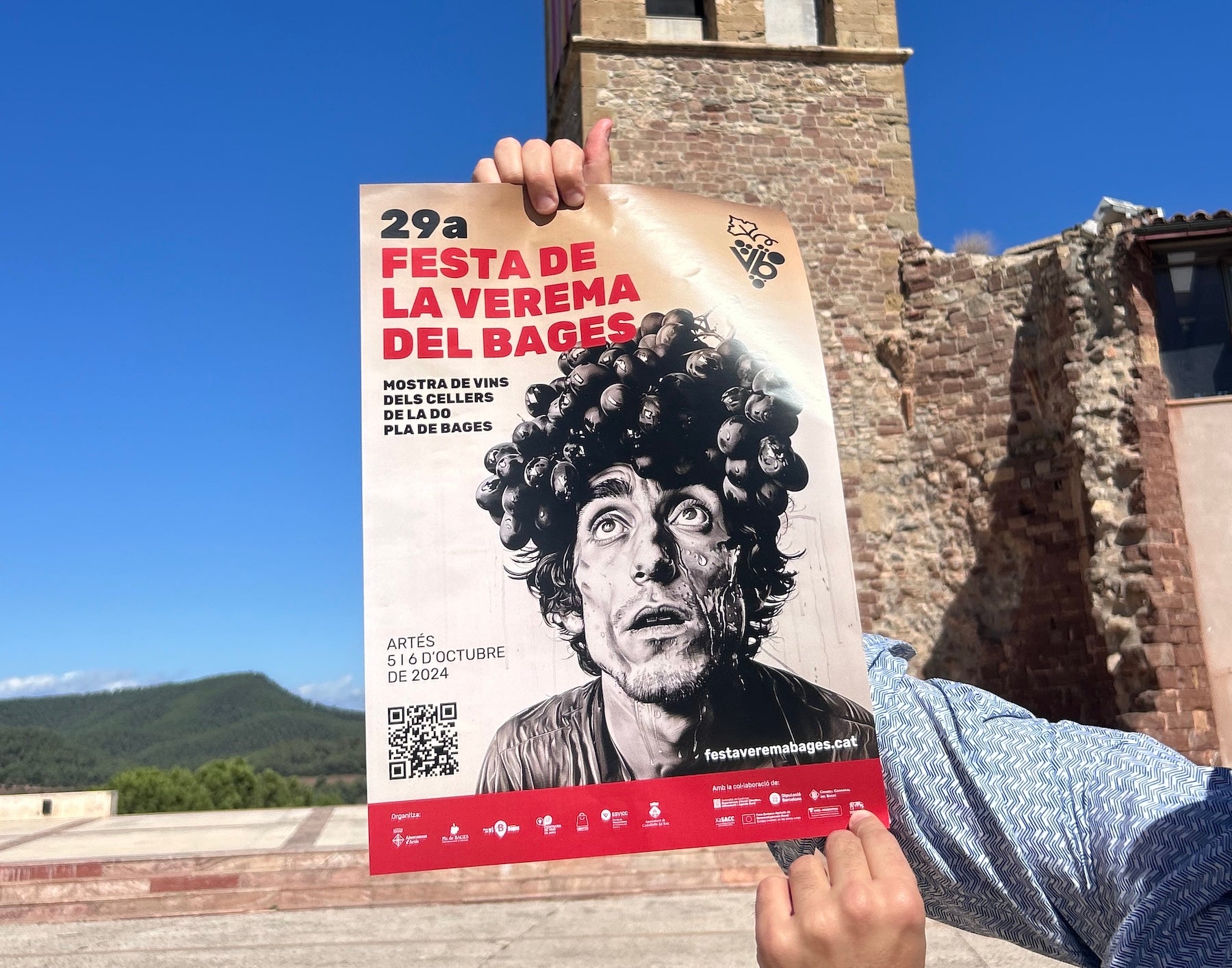 Cartell promocional de la Festa de la Verema del Bages 2024 