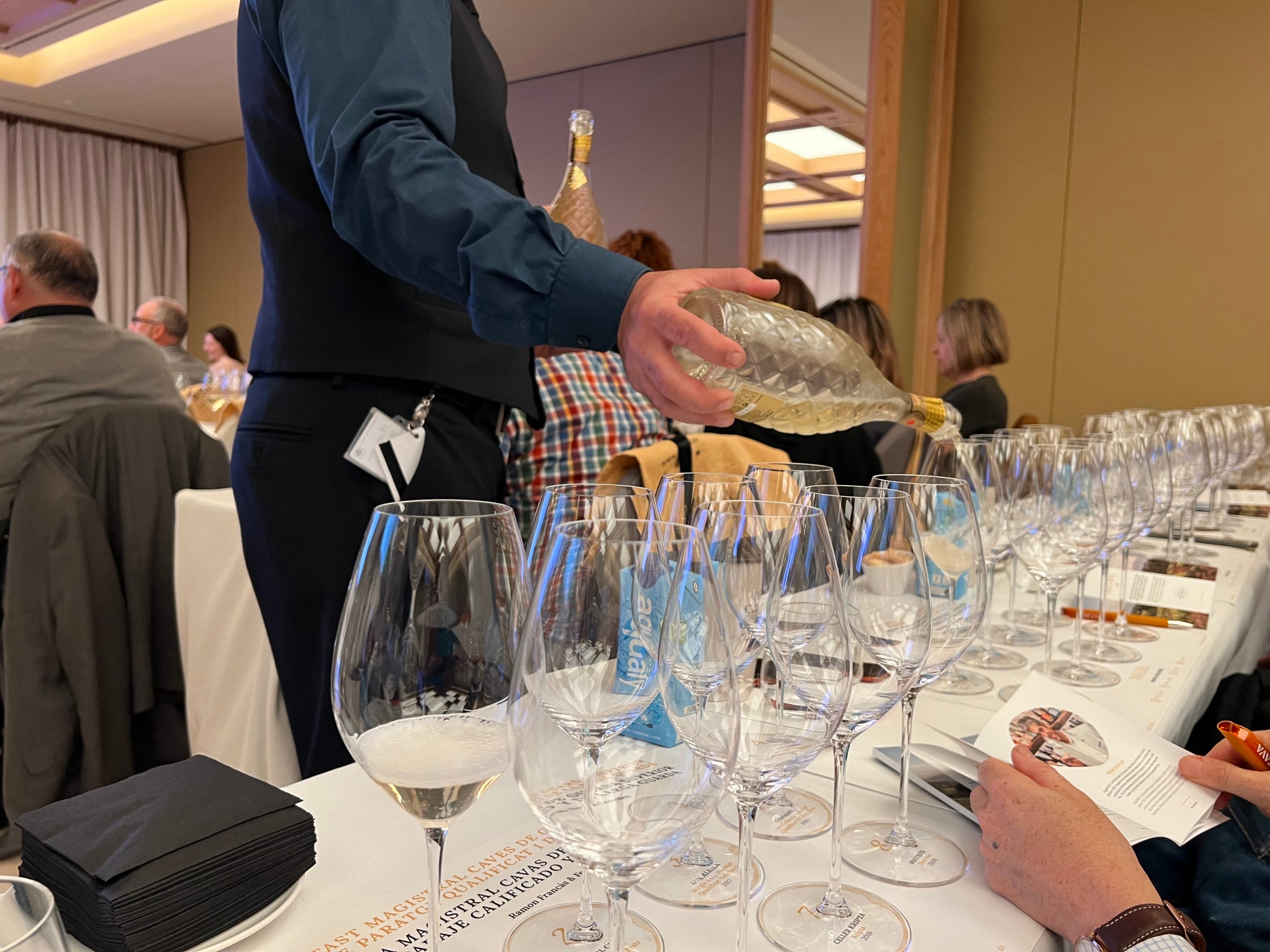 Imatge del tast de la DO Cava al Majèstic