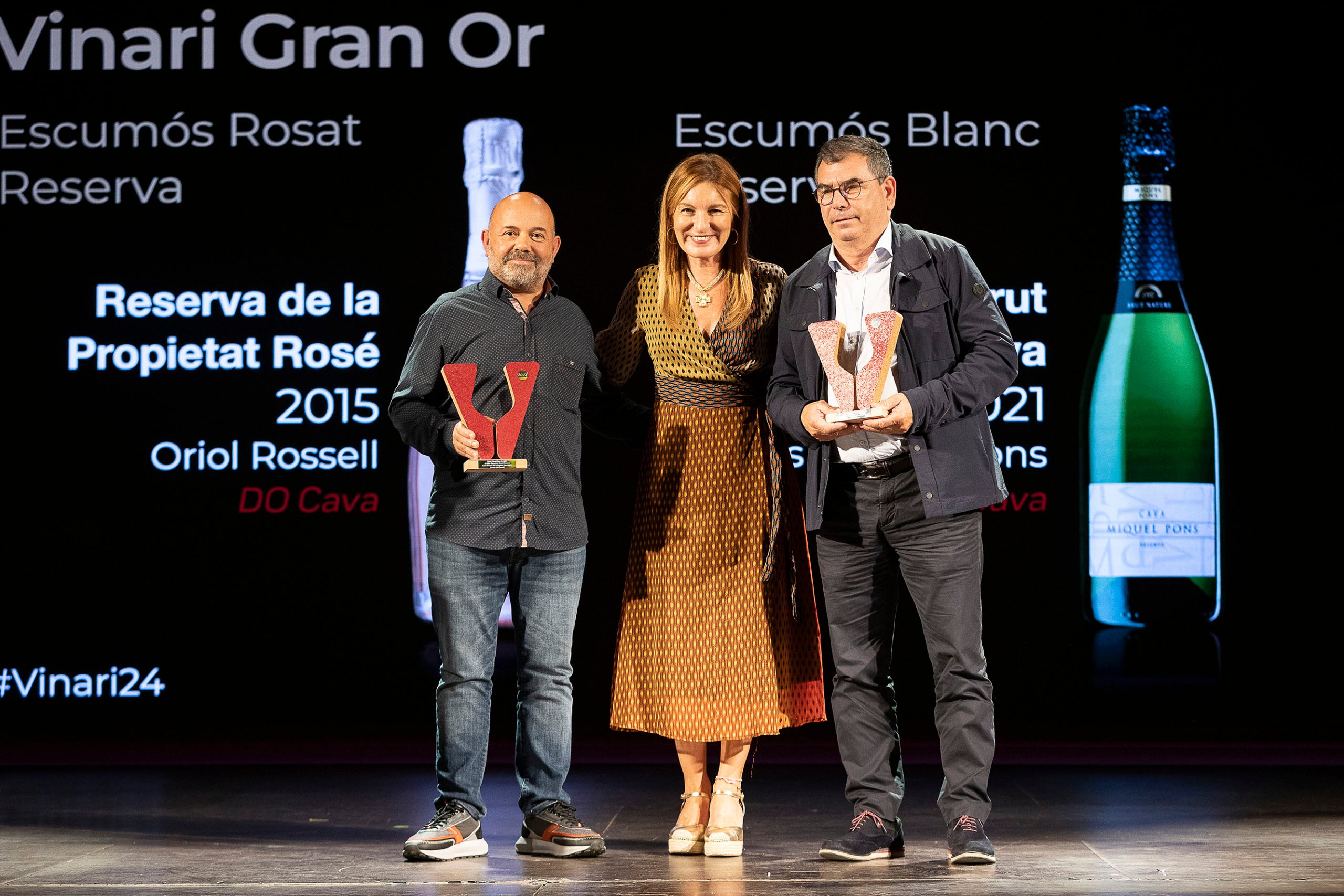 Millors Escumosos Blanc i Rosat Reserva: Reserva de la Propietat Rosé 2015 i Miquel Pons Brut Nature Reserva 2021