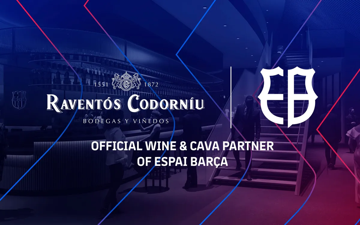 Imatge promocional de l'acord entre el Barça i Raventós Codorniu | FC Barcelona