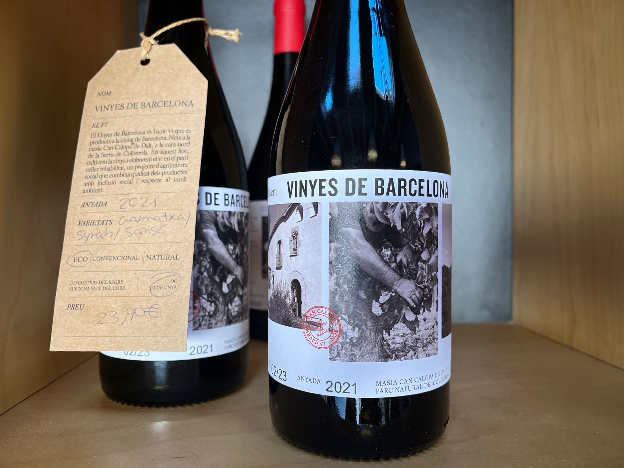 'Vinyes de Barcelona', l'únic vi que s'elabora a la capital catalana de la mà de Can Calopa / J.C.