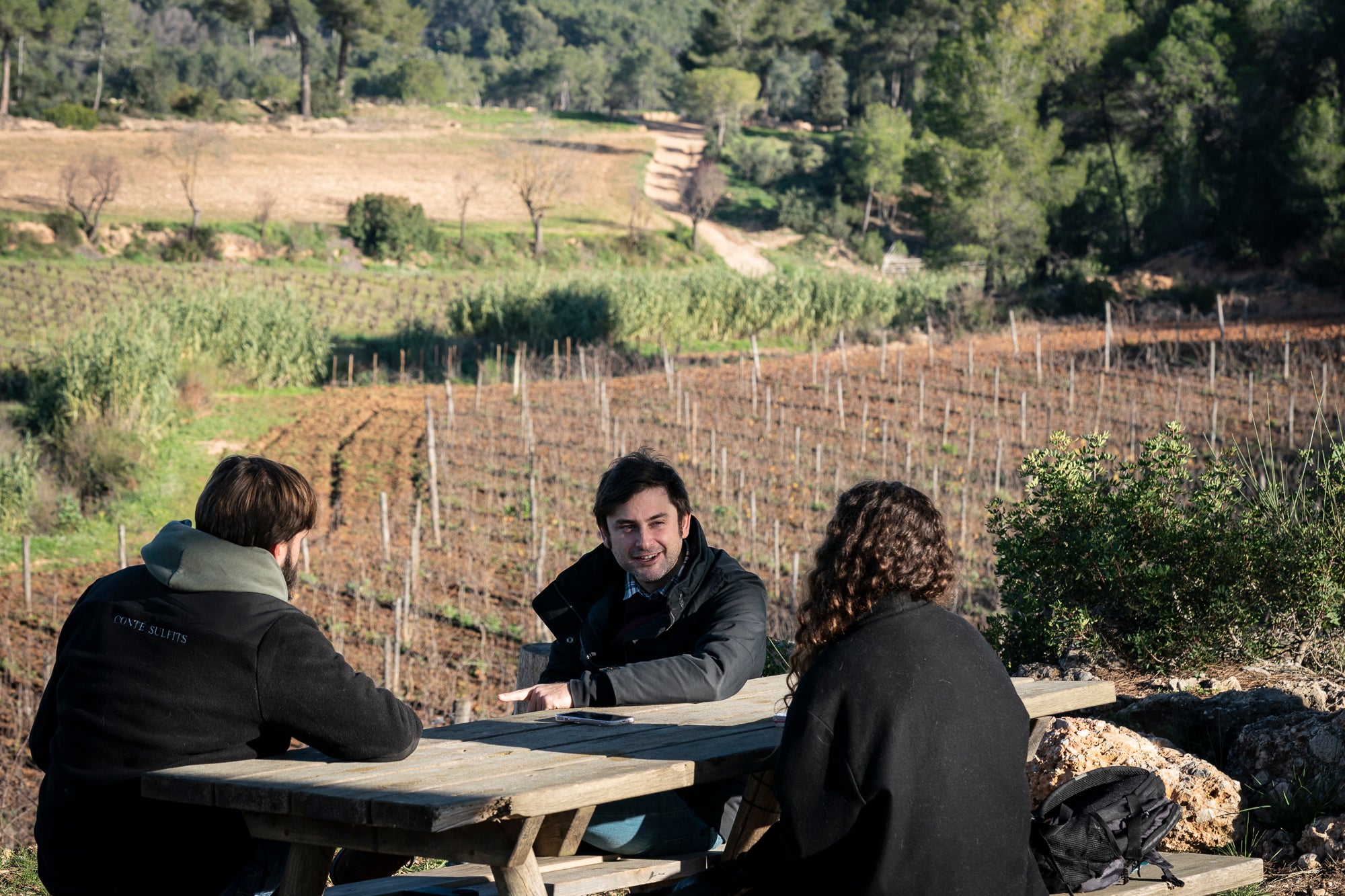 Imatge de l'entrevista a Leo Gramona i Roc Gramona, sisena generació del celler Gramona Batlle / Mireia Comas