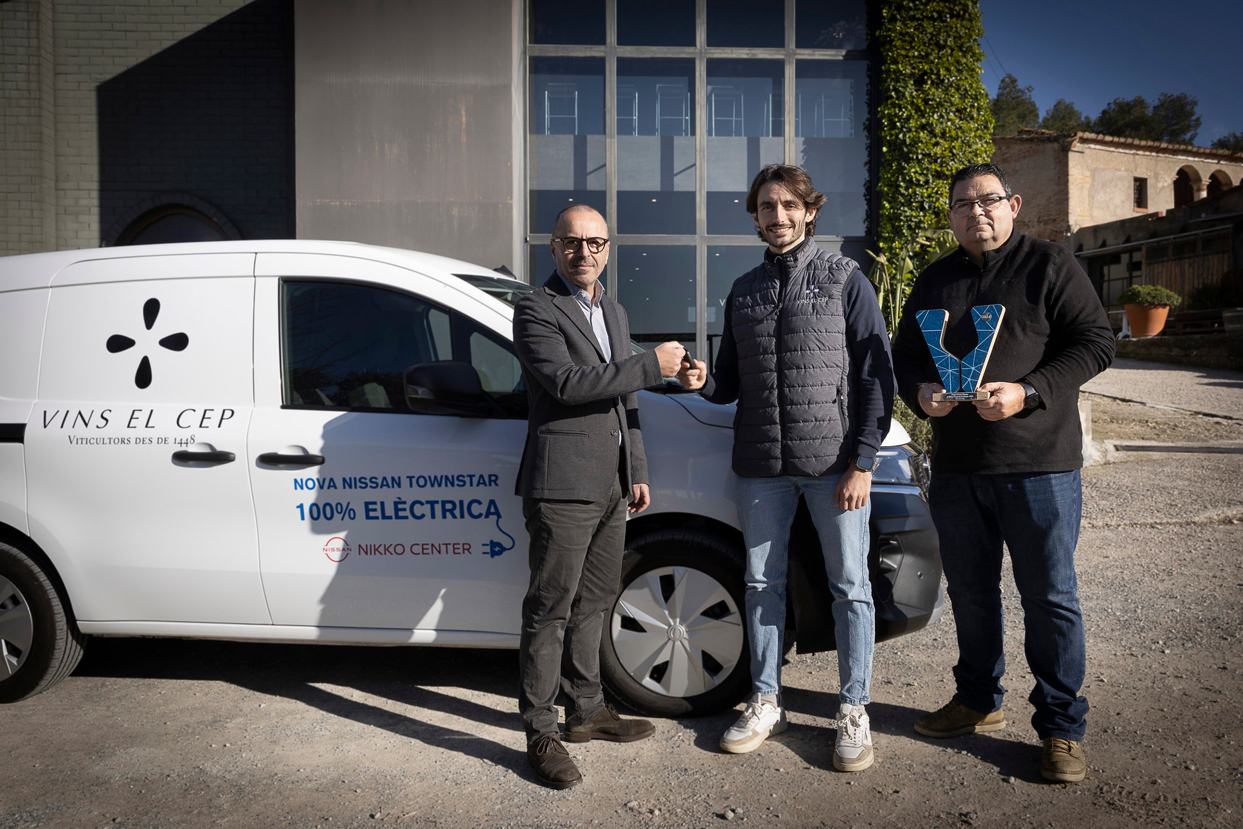 Nissan i Vins El Cep, Premi Vinari al Millor Projecte ecològic.
17.12.2024, Sant Llorenç d'Hortons

foto: Jordi Play