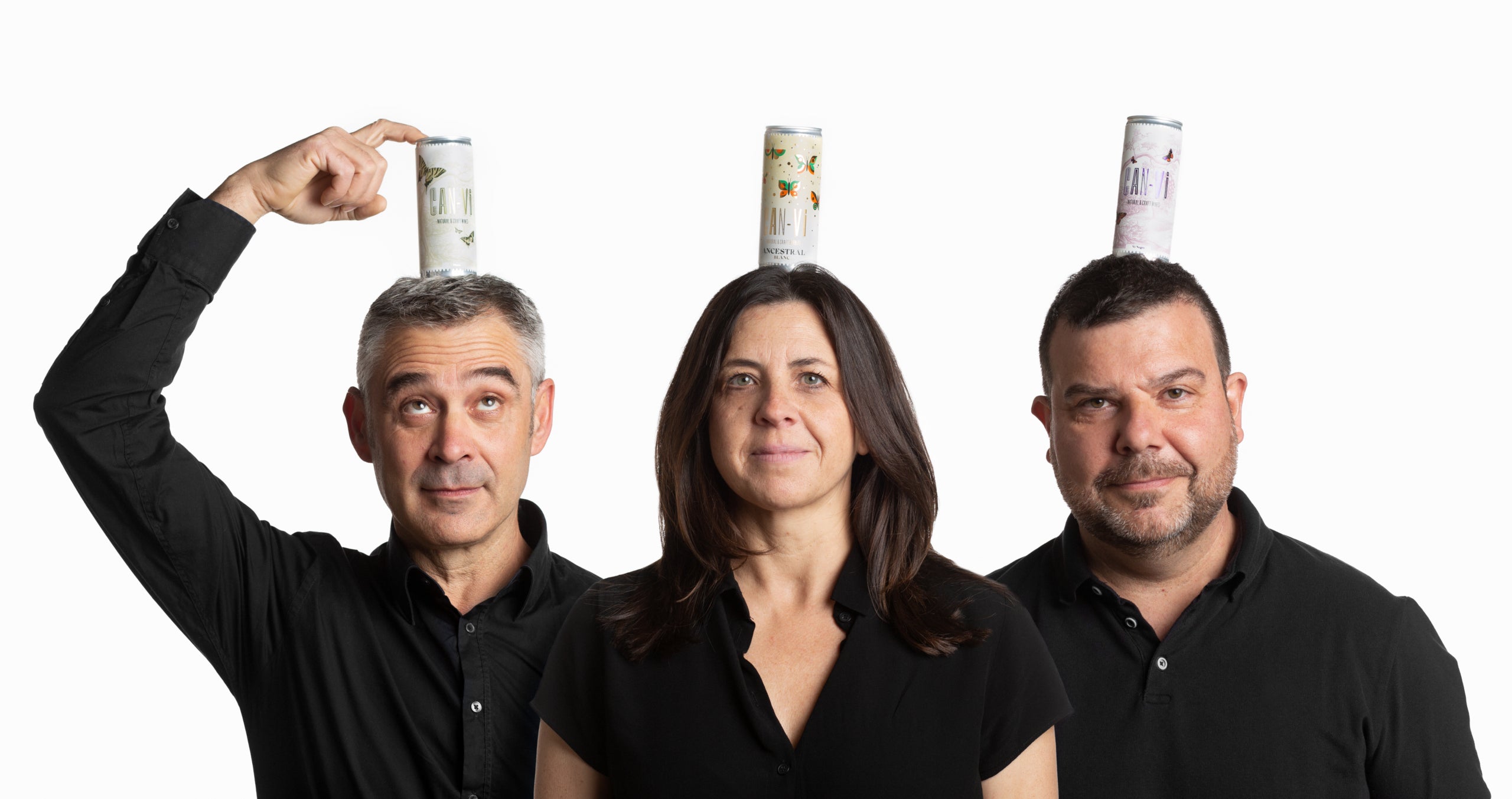 Jordi Soler, Cristina Vaqué i Jordi Llorenç, creadors de CAN-VI / Cedida