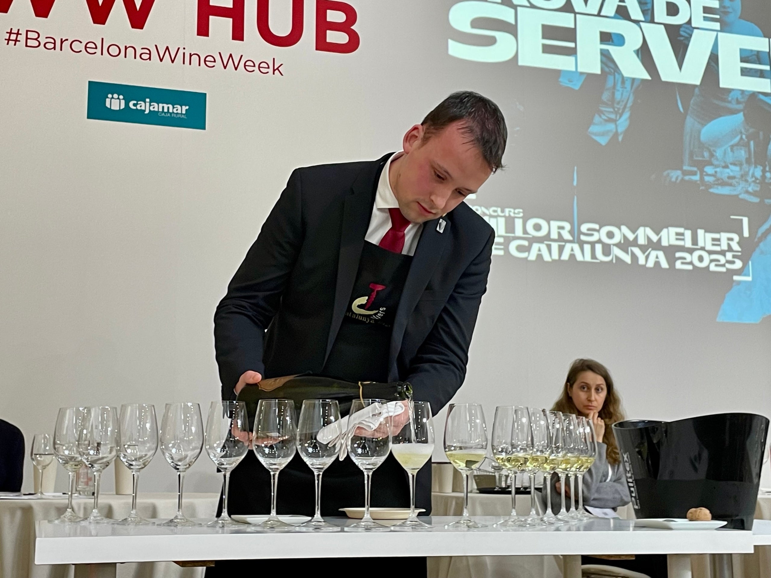 Cyril Vermeulen del restaurant El Celler de Can Roca, guanyador del concurs Millor Sommelier de Catalunya 2025 / Cedida