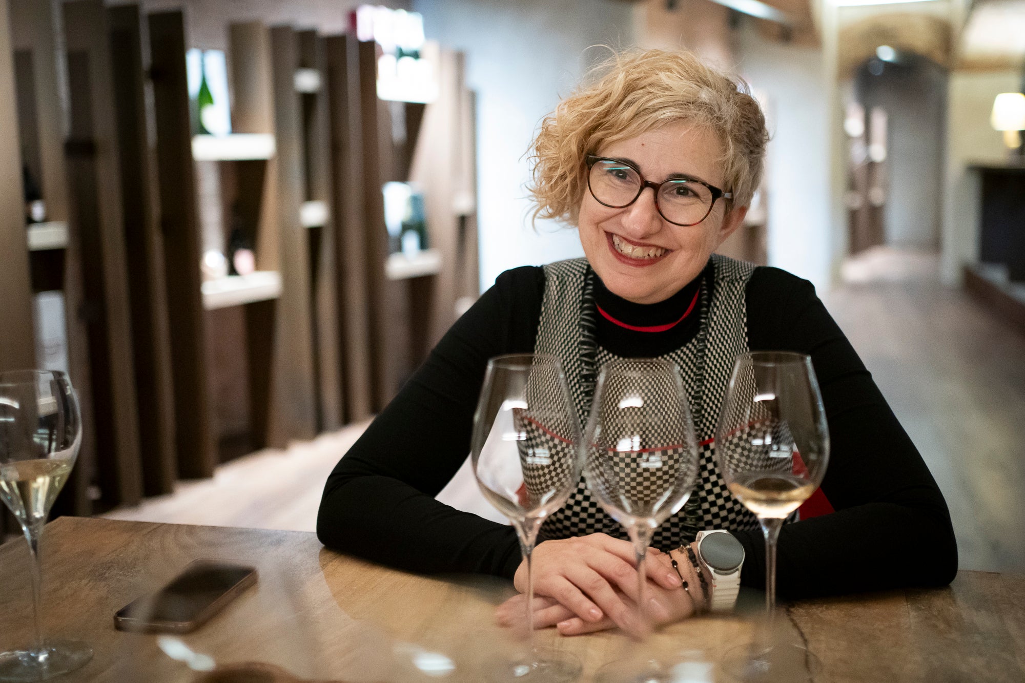 Anna Casabona, delegada comercial i sommelier al celler Juvé&Camps / Mireia Comas