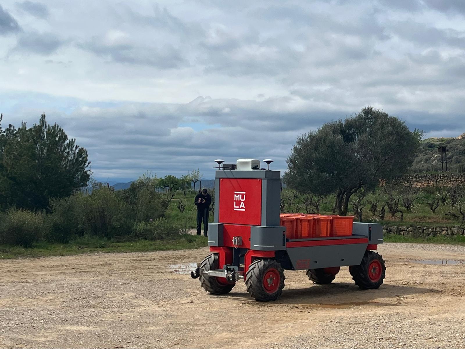 Imatge del vehicle autònom de l'empresa Mula / J.C.