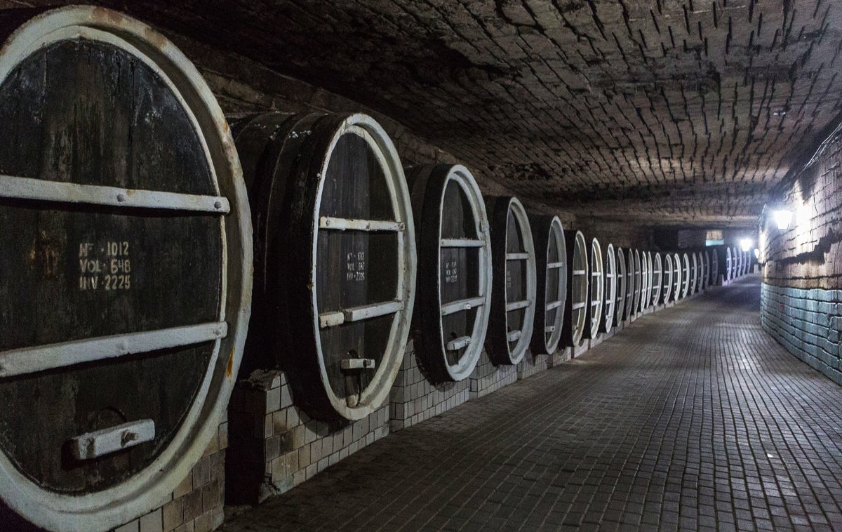 Imagen del interior de una de las galerías de la bodega Milestii Mici, en Moldavia / Milestii Mici (página web) 