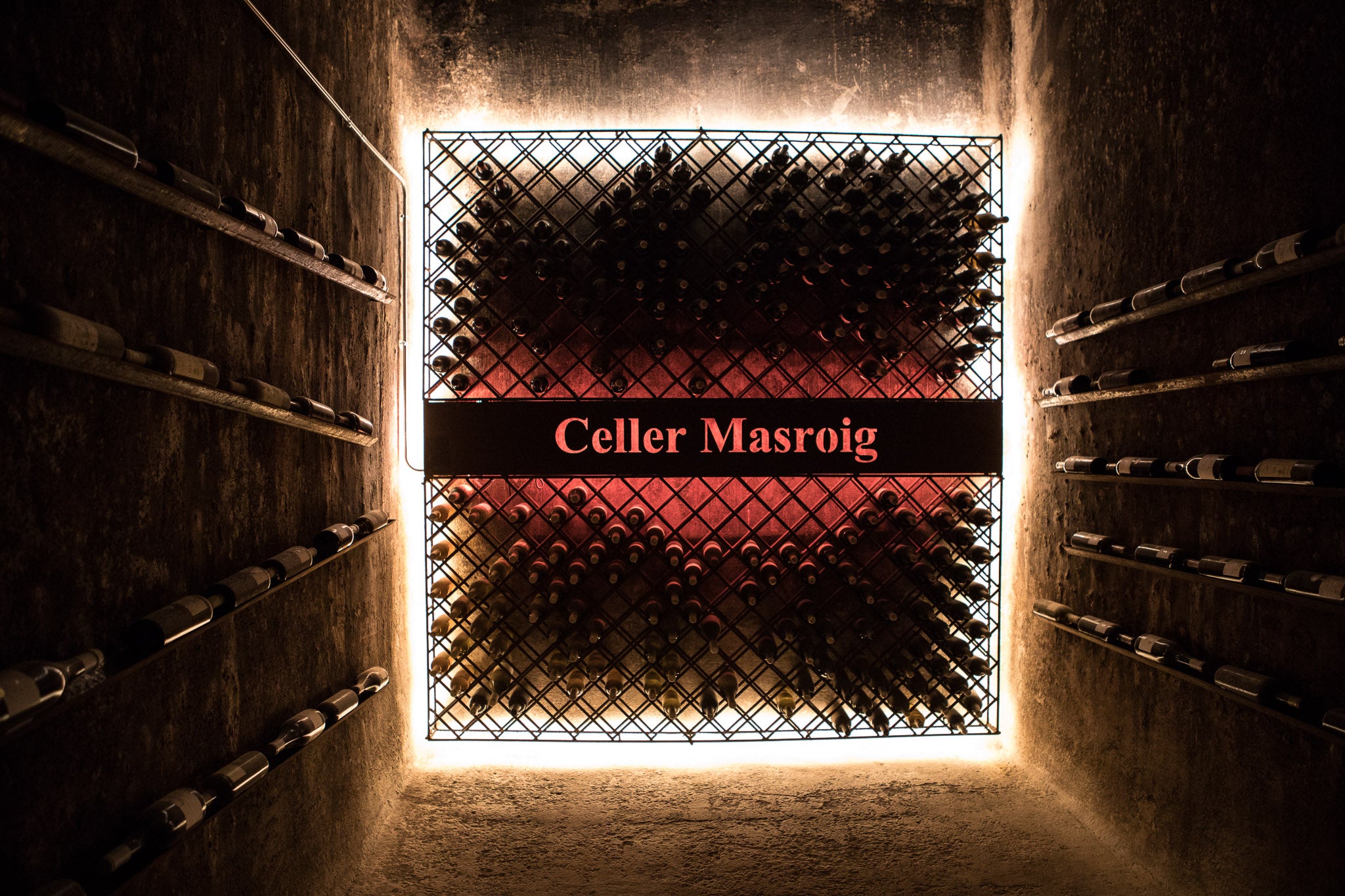 Una part visitable del celler Masroig / Cedida