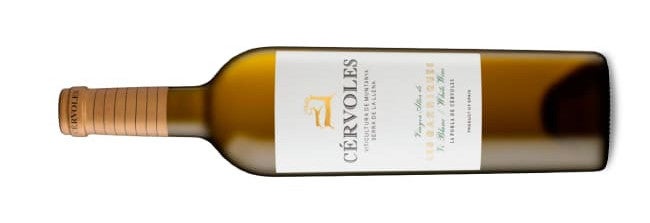Ampolla del Cérvoles Blanc, del celler Cérvoles / pàgina web
