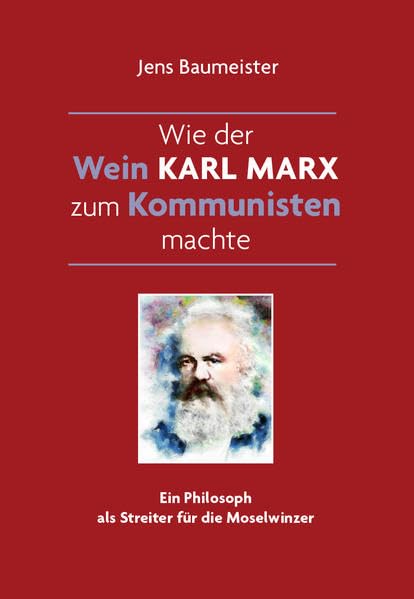 Portada del llibre de Marx on detalla la seva relació ideològica amb el vi.