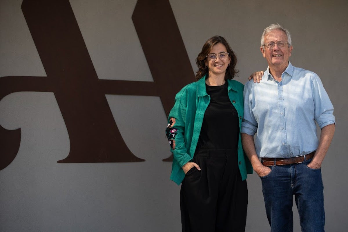 Josep Maria Pujol-Busquets, fundador d'Art Laietà (Antic Alta Alella) i Mireia Pujol-Busquets, segona generació i directora adjunta del celler / Cedida 