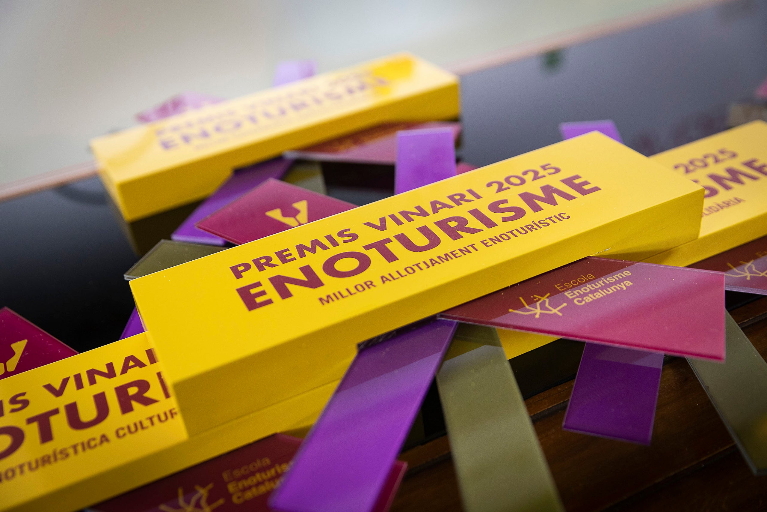 Lliurament dels Premis Vinari 2025 Enoturisme Català al celler Montrubí.
20.11.2025, L'avellà

foto: Jordi Play per a Premis Vinari