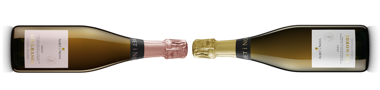 Ampolles de Les Nords i Les Granes, dos Clàssic Penedès d'Albet i Noya / Cedida