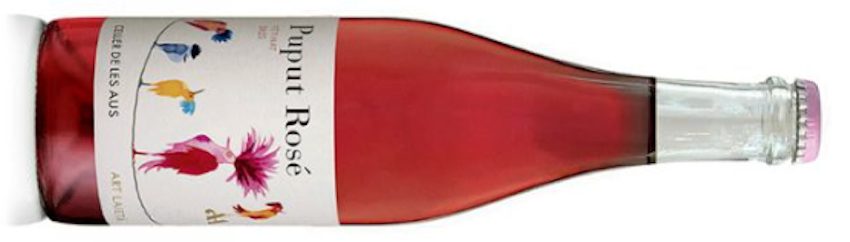 Botella de Puput Rosé, del Celler de les Aus-Art Laietà / Cedida