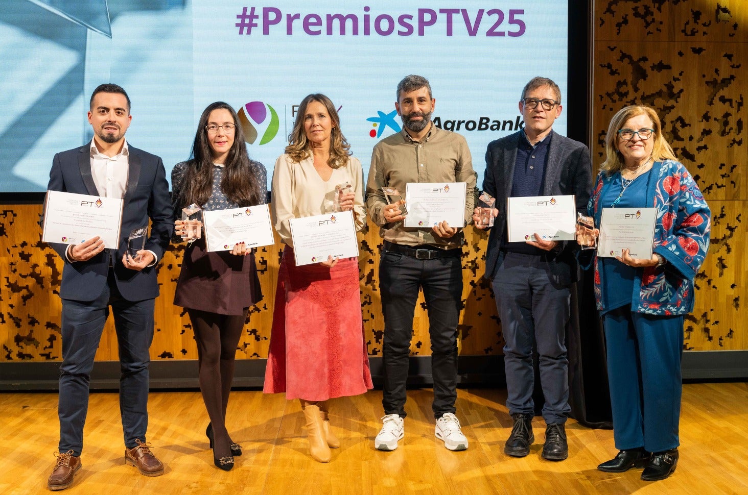 Todos los galardonados de los Premios PTV / Cedida