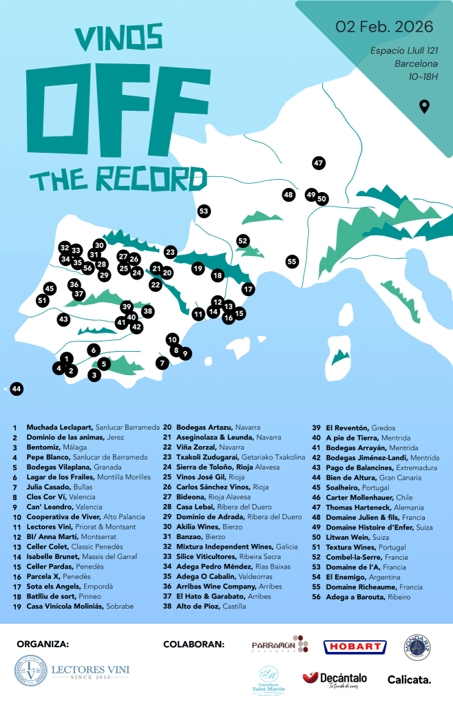 Cartell del Vinos Off The Record 2026 / Cedida (pàgina web)