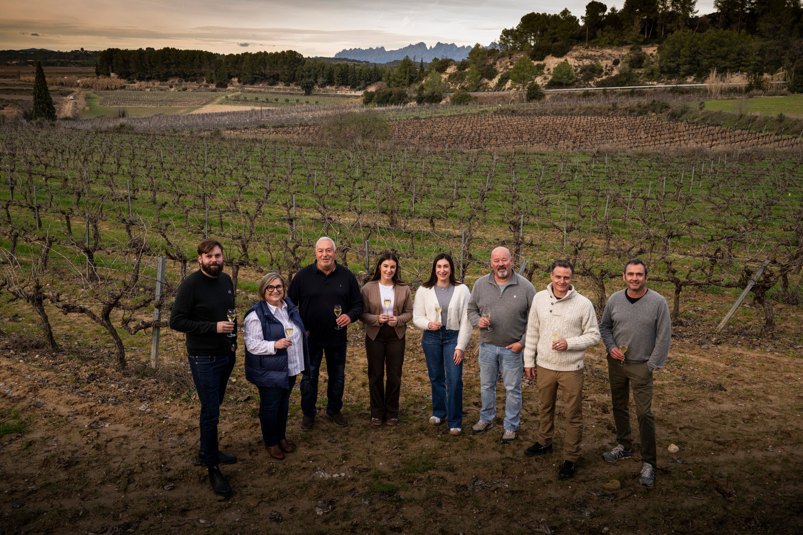 Corpinnat amb els representants del Celler Mir i el celler Torné & Bel / Cedida