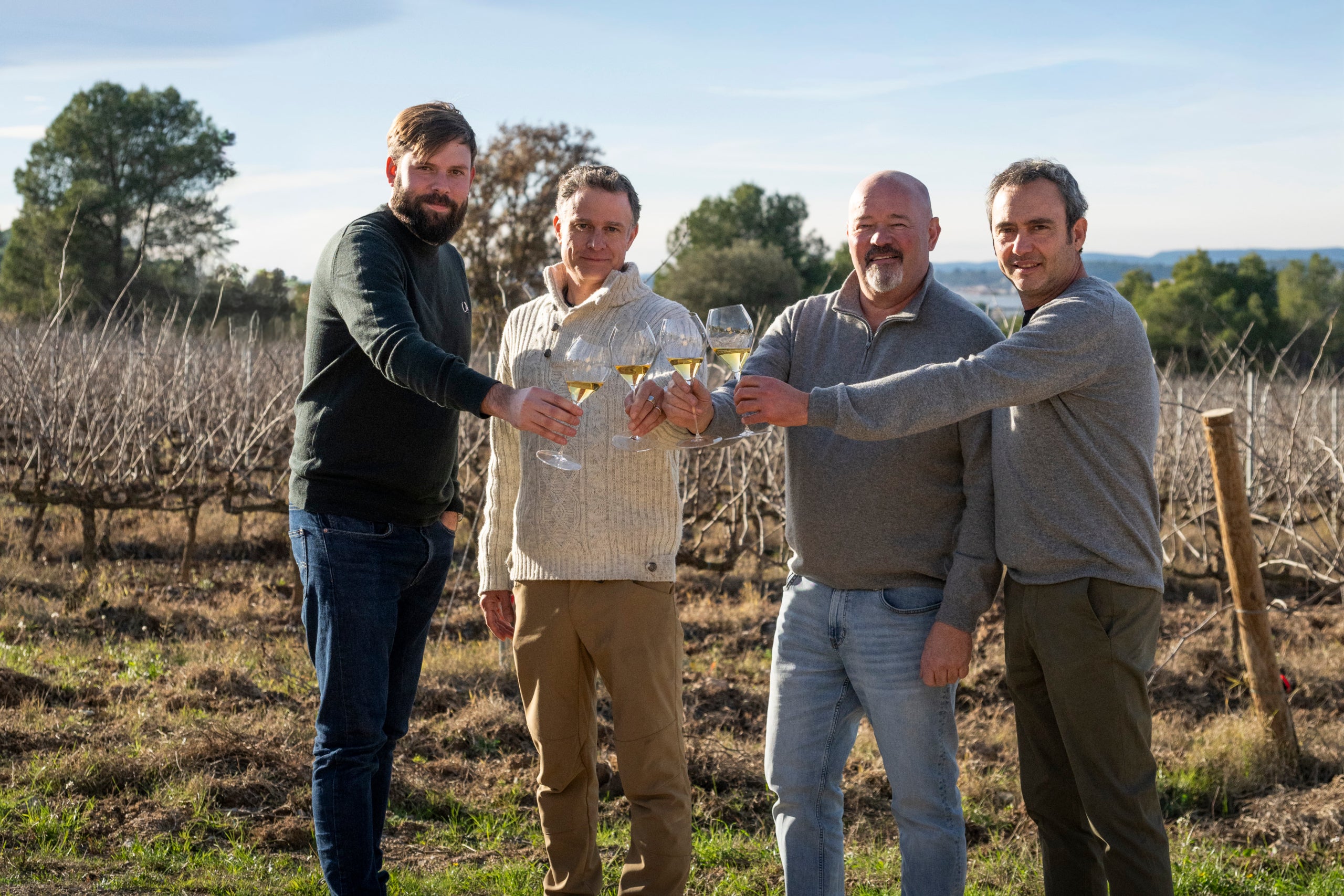 Imatge de la direcció de Corpinnat amb els socis que dirigeixen el Celler Mir / Cedida