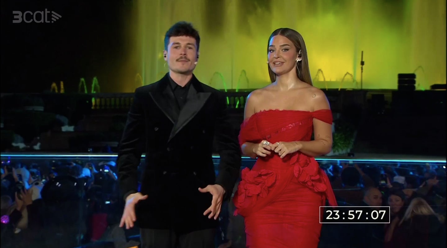 Miki Núñez i Laura Escanes van triomfar a les campanades de TV3 - TV3