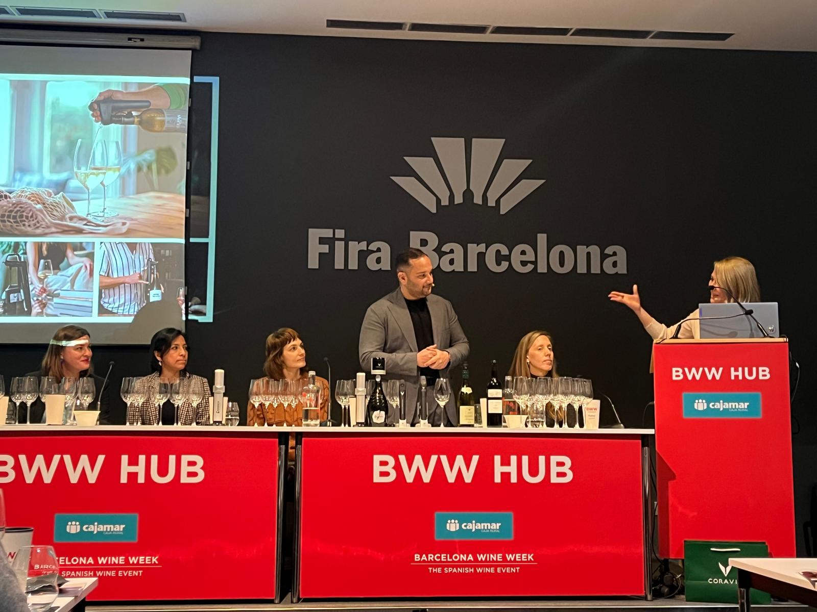 els ponents de la conferència i el tast interactiu de Coravin / J.C.