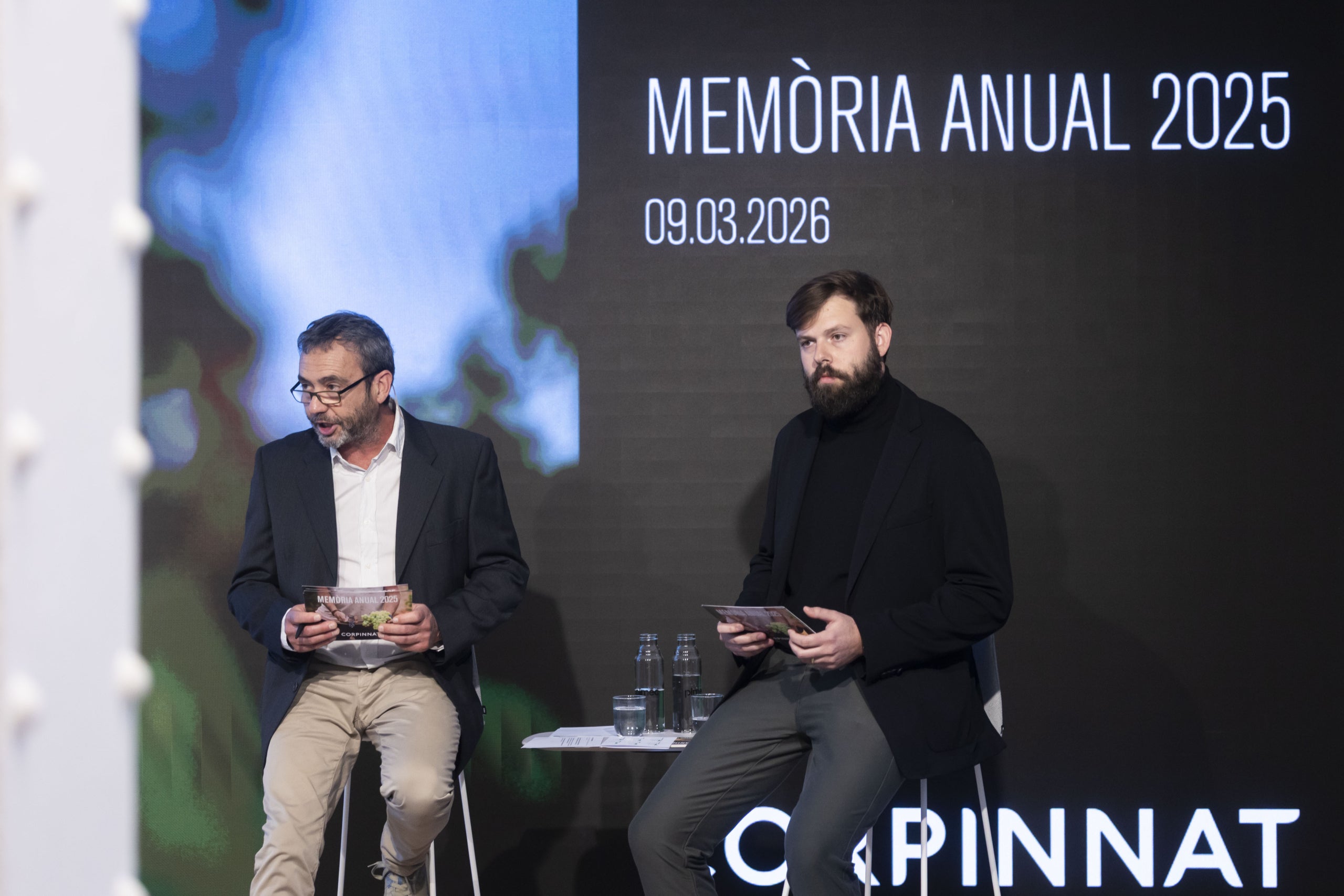 Pere Llopart, president de Corpinnat; i Roc Gramona, vicepresident de Corpinnat / Cedida