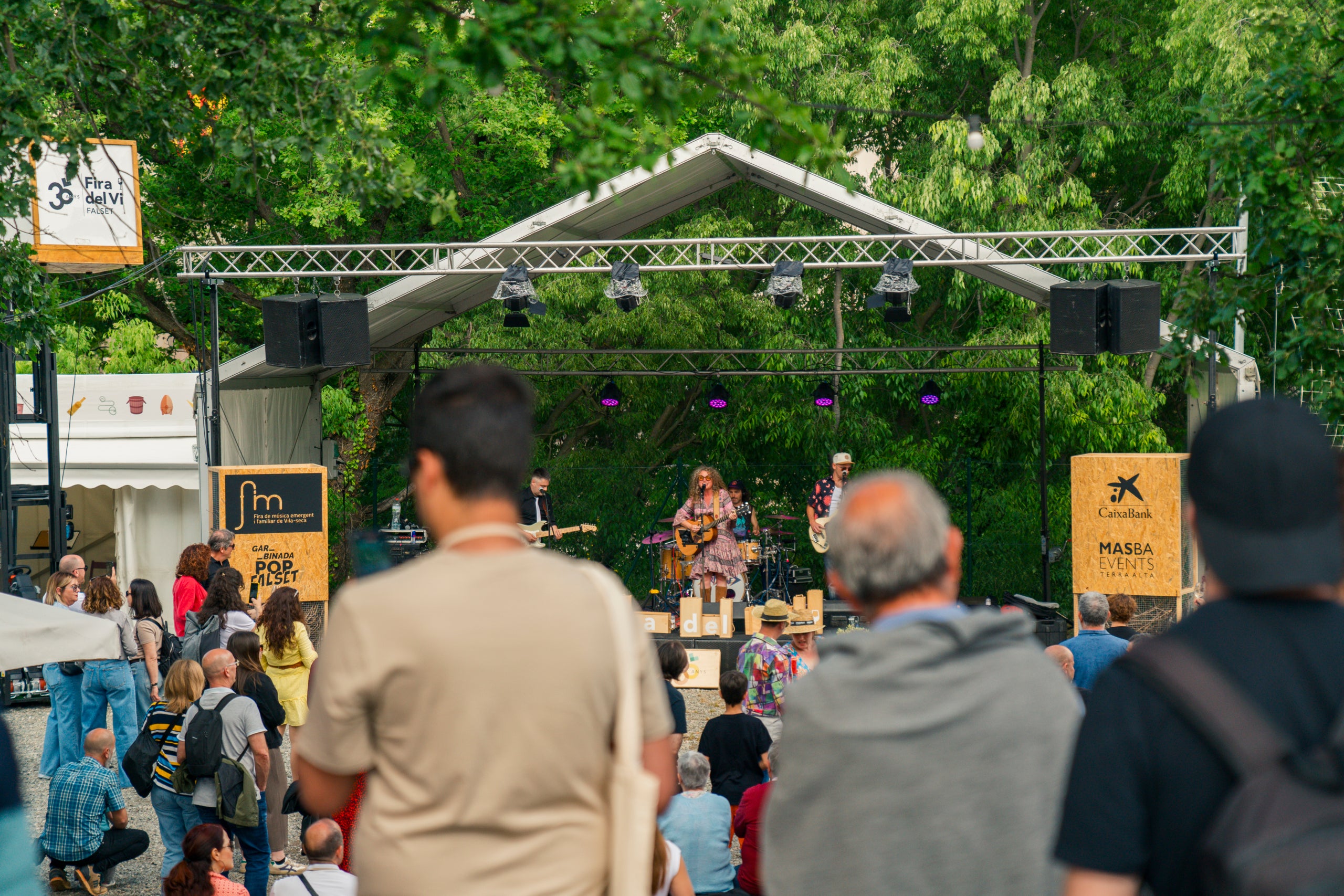 Imagen del concierto de la Feria del Vino de Falset 2025 / Cedida