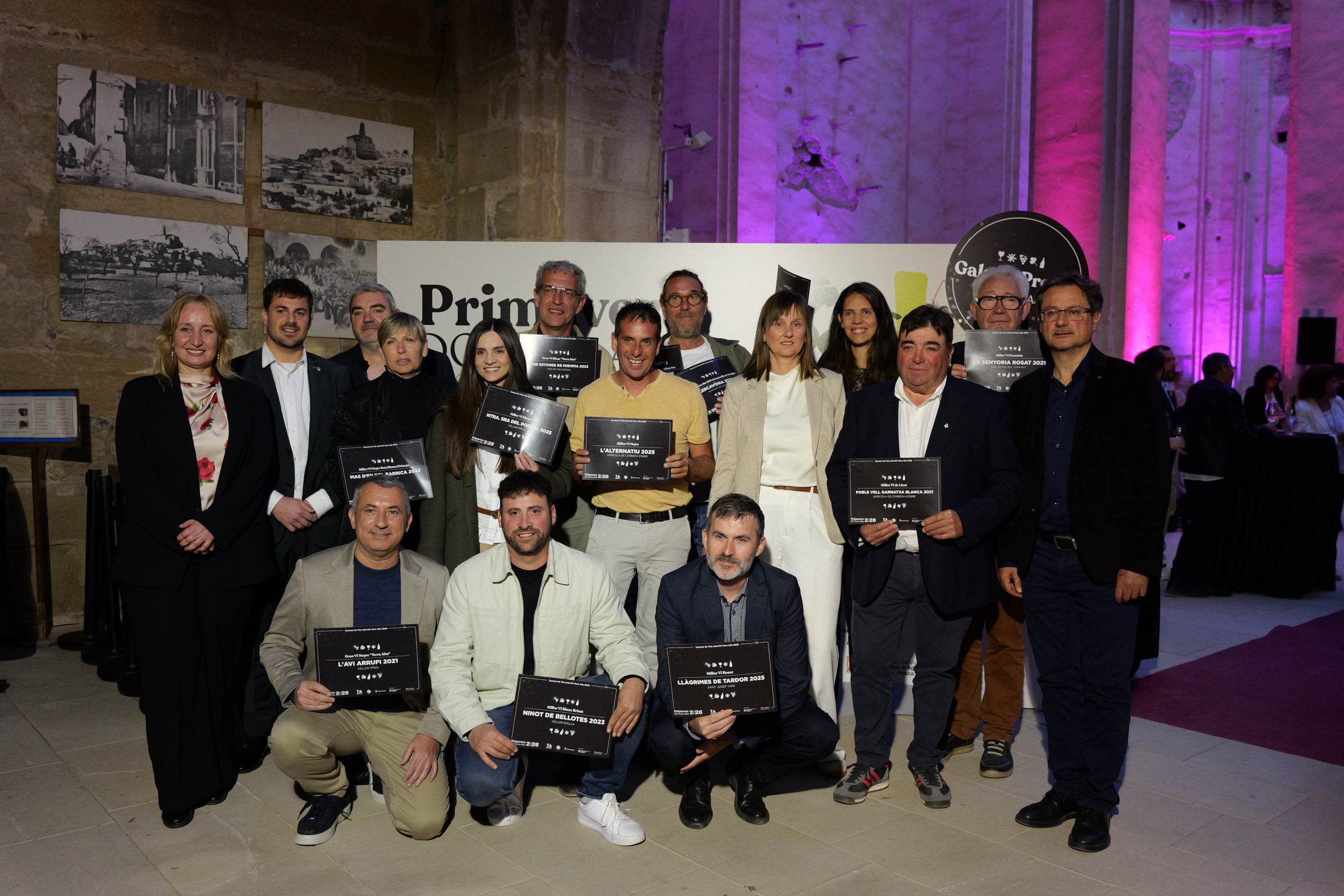 Todas las bodegas ganadoras del Concurso de Vinos con DO Terra Alta 2026 / cedida
