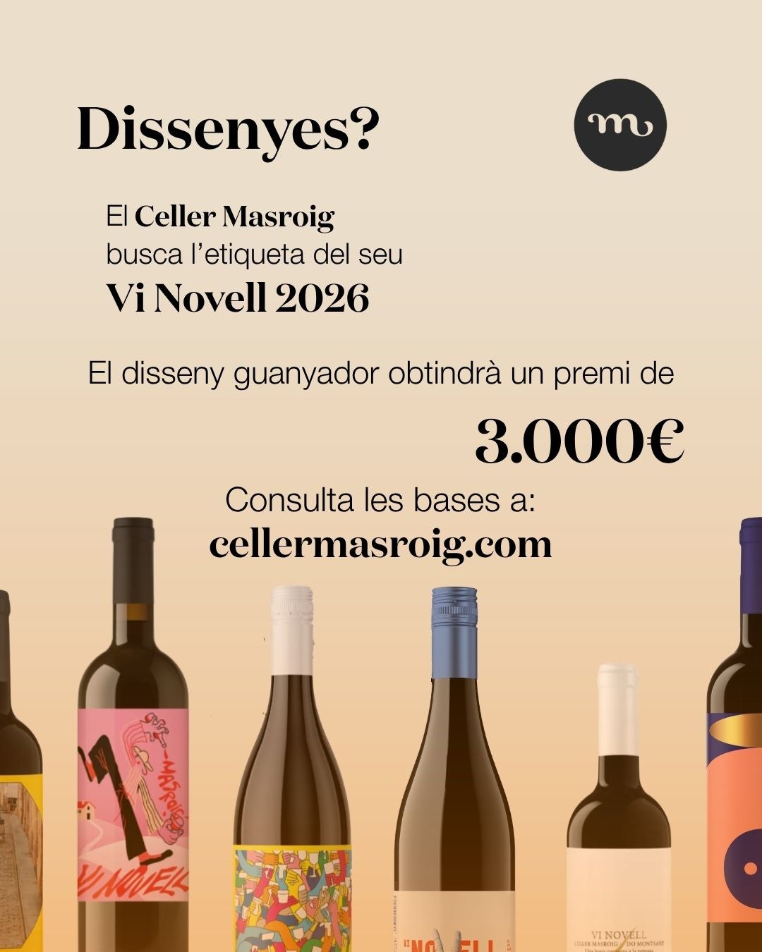 IV concurs etiquetes Celler Masroig / Cedida