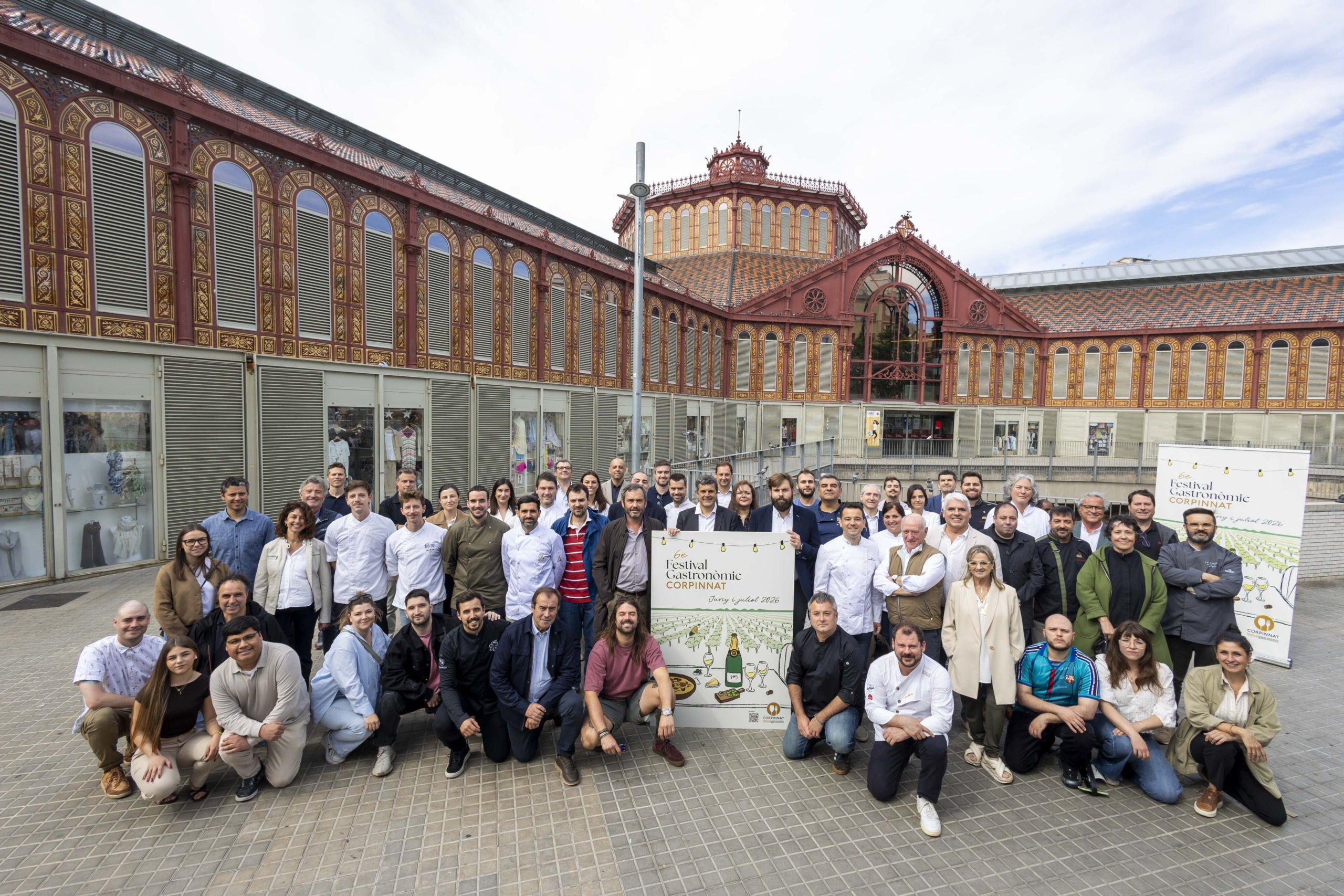 Foto de família del 6è Festival Gastronòmic Corpinnat / cedida