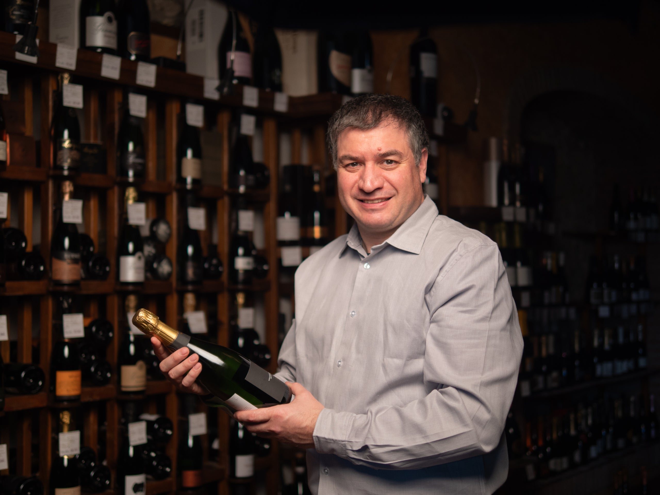 Un retrat de Xavier Roig, sommelier i creador de 'Territori Efervescent' / Cedida