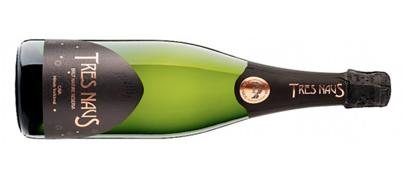Cava Brut Nature Reserva Les Tres Naus / Cedida