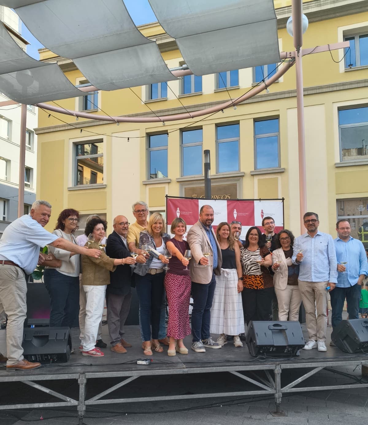 Imatge de la inauguració de la Fira del Vi de la DO Tarragona / Cedida
