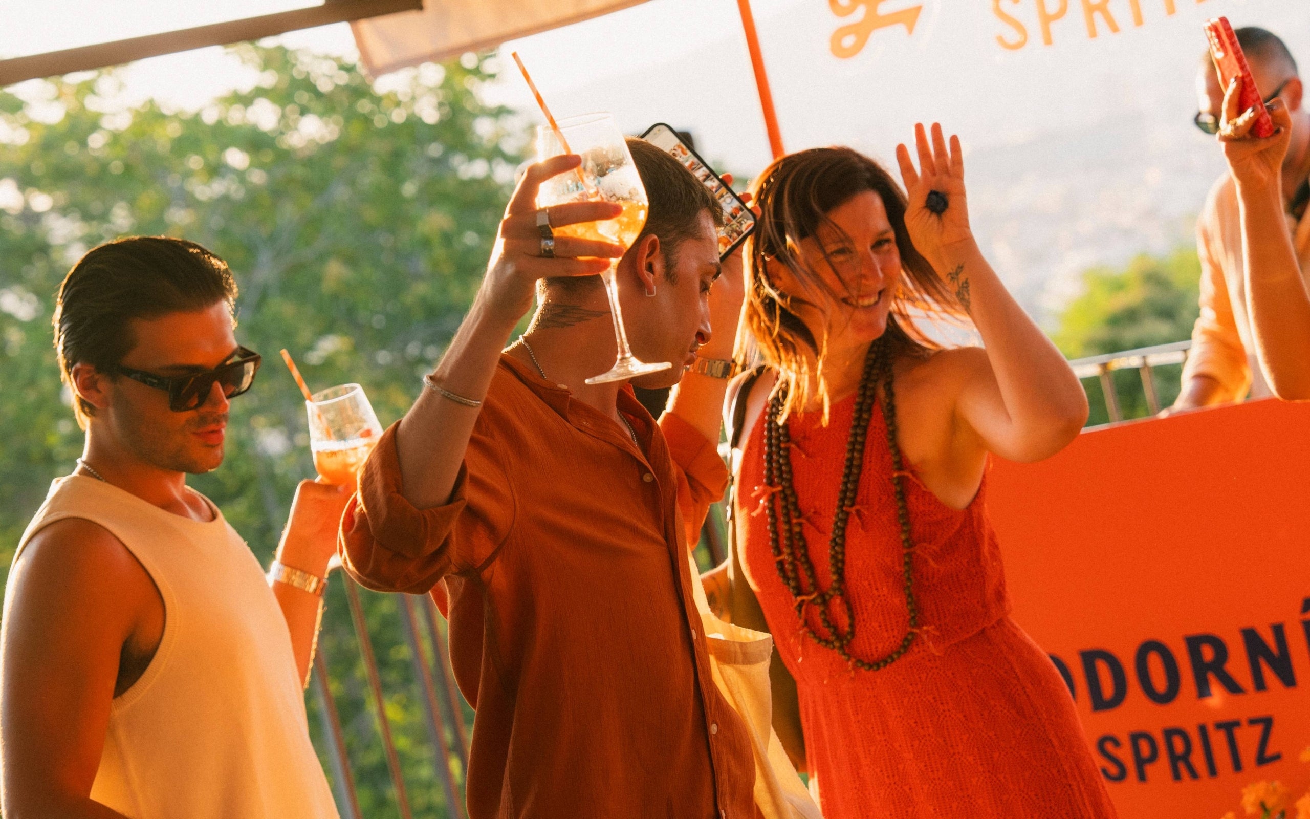 Imatge de la festa d'inauguració del nou aperitiu de Codorníu, Codorníu Spritz / Cedida