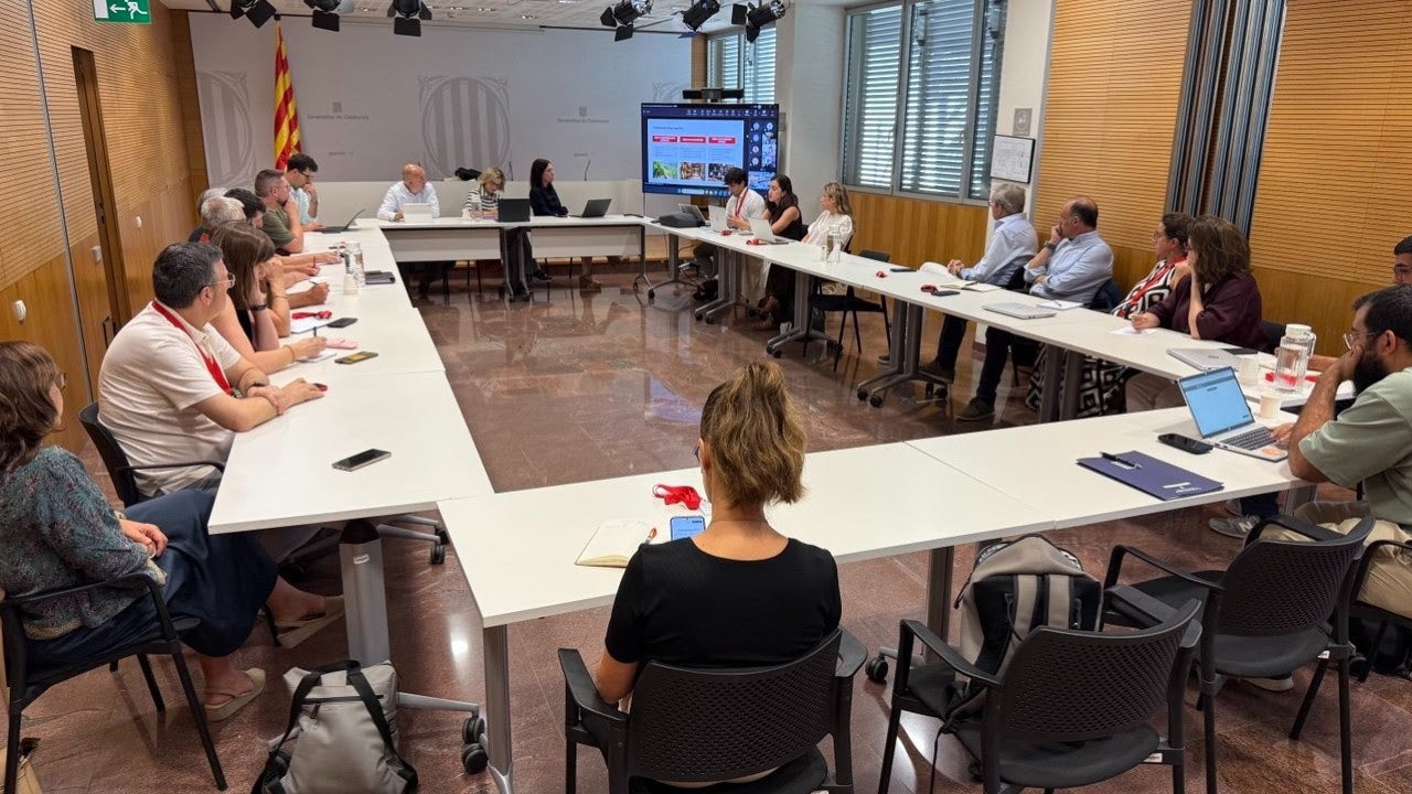 El Govern presenta al sector vitivinícola català un pla de xoc amb un conjunt de mesures extraordinàries per donar resposta a la situació que travessen la vinya i el vi a Catalunya / Cedida